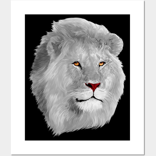 White lion Wall Art by Dezigner007